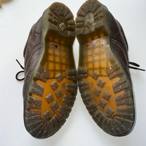 Dr. Martens Men’s Boston Oxfords Brown Leather Lace-up Shoes Size 12 - Picture 12 of 12